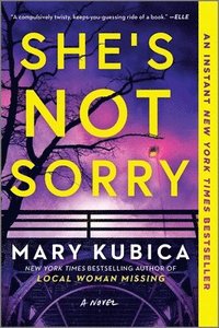 bokomslag She's Not Sorry: A Psychological Thriller