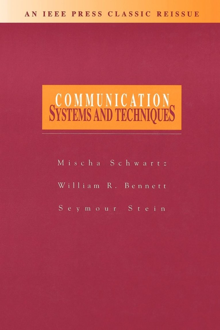 Communication Systems and Techniques 1