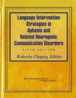 bokomslag Language intervention strategies in aphasia and related neurogenic communic