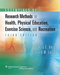 bokomslag Essentials of Research Methods in Health, Physical Education, Exercise Science, and Recreation