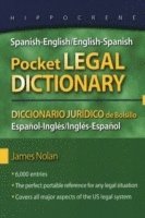 bokomslag Spanish-English/English-Spanish Pocket Legal Dictionary/Diccionario Juridico de Bolsillo Espanol-Ingles/Ingles-Espanol