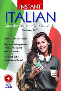 bokomslag Instant Italian Vocabulary Builder with Online Audio