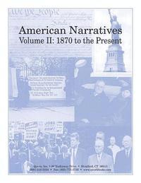 bokomslag American Narratives Volume II: 1870 to the Present