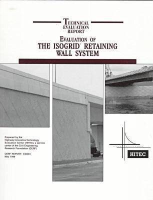 bokomslag Evaluation of the Isogrid Retaining Wall System