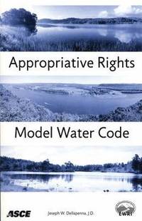 bokomslag Appropriative Rights Model Water Code