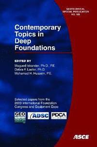 bokomslag Contemporary Topics in Deep Foundations