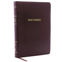 bokomslag KJV Holy Bible, Giant Print Center-Column Reference Bible, Burgundy Bonded Leather, 53,000 Cross References,  Red Letter, Comfort Print: King James Version