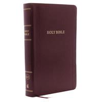 bokomslag KJV Holy Bible: Personal Size Giant Print with 43,000 Cross References, Burgundy Leather-Look, Red Letter, Comfort Print: King James Version