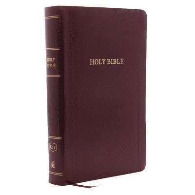 KJV Holy Bible: Personal Size Giant Print with 43,000 Cross References, Burgundy Leather-Look, Red Letter, Comfort Print: King James Version 1