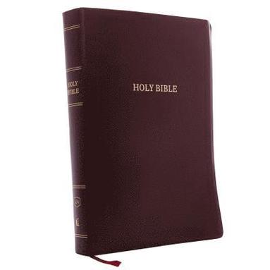 bokomslag KJV Holy Bible: Super Giant Print with 43,000 Cross References, Burgundy Leather-look, Red Letter, Comfort Print: King James Version