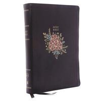 bokomslag KJV Holy Bible: Super Giant Print with 43,000 Cross References, Deluxe Black Floral Leathersoft, Red Letter, Comfort Print (Thumb Indexed): King James Version