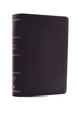 NKJV, Compact Single-Column Reference Bible, Genuine Leather, Black, Comfort Print 1