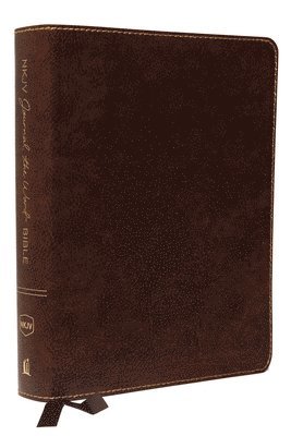 bokomslag NKJV, Journal the Word Bible, Bonded Leather, Brown, Red Letter, Comfort Print