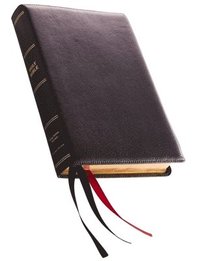 bokomslag KJV Holy Bible: Giant Print with 53,000 Cross References, Black Premium Goatskin Leather, Premier Collection, Comfort Print: King James Version