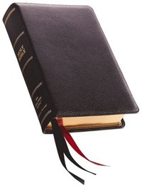 bokomslag NKJV, Single-Column Reference Bible, Premium Goatskin Leather, Black, Premier Collection, Comfort Print