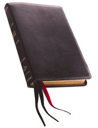 bokomslag NKJV, Thinline Reference Bible, Large Print, Premium Goatskin Leather, Black, Premier Collection, Comfort Print