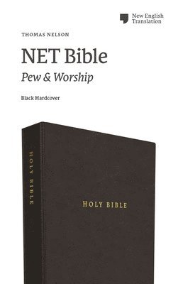 NET Bible, Pew and Worship, Hardcover, Black, Comfort Print 1