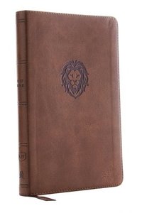 bokomslag KJV Holy Bible: Thinline Youth Edition, Brown Leathersoft, Red Letter, Comfort Print: King James Version