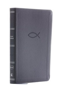 bokomslag NKJV, Thinline Bible Youth Edition, Leathersoft, Gray, Red Letter, Comfort Print