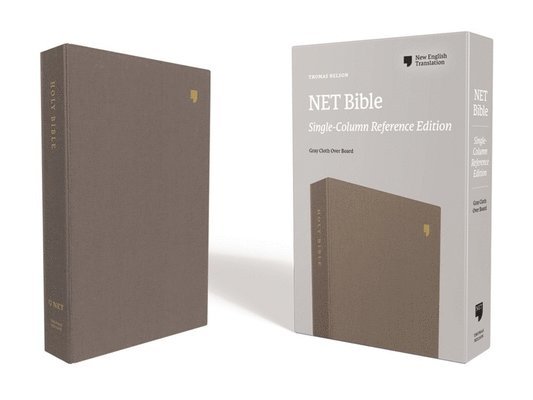 NET Bible, Single-Column Reference, Cloth over Board, Gray, Comfort Print 1