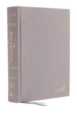 NASB, MacArthur Study Bible, 2nd Edition, Hardcover, Gray, Comfort Print 1
