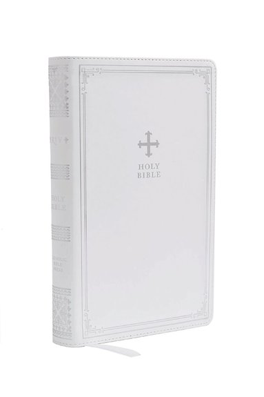 Catholic Bible Press - NRSV Catholic Edition Gift Bible, White Leathersoft (Comfort Print, Holy Bible, Complete Catholic Bible, NRSV CE), Inbunden