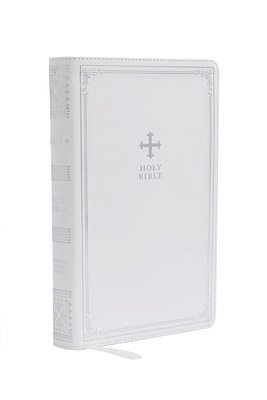 NRSV Catholic Edition Gift Bible, White Leathersoft (Comfort Print, Holy Bible, Complete Catholic Bible, NRSV CE) 1