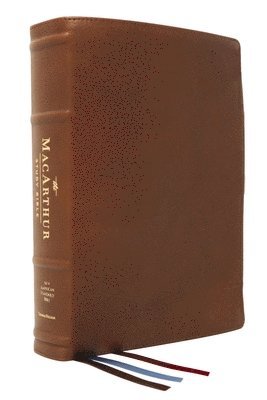 NASB, MacArthur Study Bible, 2nd Edition, Premium Goatskin Leather, Brown, Premier Collection, Comfort Print 1