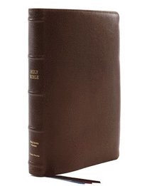 bokomslag KJV Holy Bible: Giant Print with 53,000 Cross References, Brown Premium Goatskin Leather, Premier Collection, Comfort Print: King James Version
