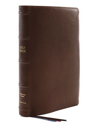 bokomslag KJV Holy Bible: Giant Print with 53,000 Cross References, Brown Premium Goatskin Leather, Premier Collection, Comfort Print: King James Version