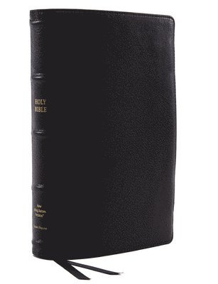 bokomslag NKJV, Reference Bible, Classic Verse-by-Verse, Center-Column, Premium Goatskin Leather, Black, Premier Collection, Red Letter, Comfort Print