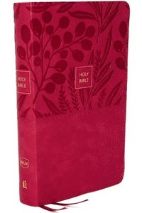 bokomslag NKJV, End-of-Verse Reference Bible, Personal Size Large Print, Leathersoft, Pink, Thumb Indexed, Red Letter, Comfort Print