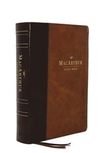 bokomslag ESV, MacArthur Study Bible, 2nd Edition, Leathersoft, Brown, Thumb Indexed
