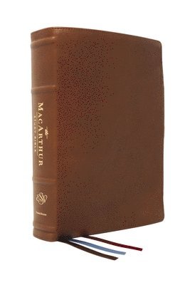 ESV, MacArthur Study Bible, 2nd Edition, Premium Goatskin Leather, Brown, Premier Collection 1
