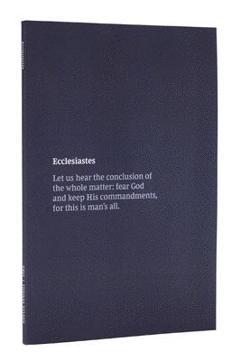 NKJV Bible Journal - Ecclesiastes, Paperback, Comfort Print 1