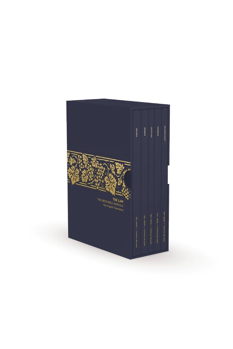 Thomas Nelson, Taylor University Center For Scripture Engagement - Law: NET Abide Bible Journals Box Set, Comfort Print, Häftad