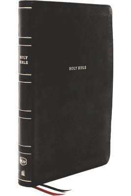 bokomslag NKJV Holy Bible, Giant Print Center-Column Reference Bible, Black Leathersoft, 72,000+ Cross References, Red Letter, Comfort Print: New King James Version