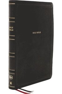 bokomslag NKJV Holy Bible, Giant Print Center-Column Reference Bible, Deluxe Black Leathersoft, 72,000+ Cross References, Red Letter, Comfort Print: New King James Version