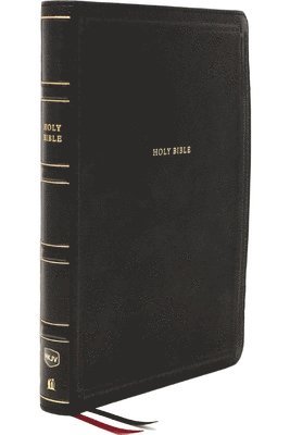 NKJV Holy Bible, Giant Print Center-Column Reference Bible, Deluxe Black Leathersoft, 72,000+ Cross References, Red Letter, Comfort Print: New King James Version 1