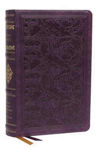 bokomslag KJV, Personal Size Reference Bible, Sovereign Collection, Leathersoft, Purple, Red Letter, Thumb Indexed, Comfort Print