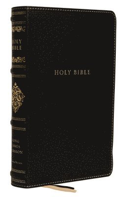 KJV, Personal Size Reference Bible, Sovereign Collection, Genuine Leather, Black, Red Letter, Thumb Indexed, Comfort Print 1
