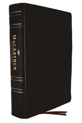 NKJV, MacArthur Study Bible, 2nd Edition, Genuine Leather, Black, Comfort Print 1