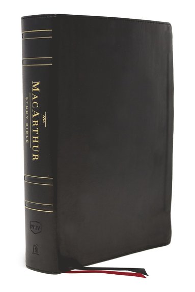 bokomslag NKJV, MacArthur Study Bible, 2nd Edition, Genuine Leather, Black, Thumb-indexed, Comfort Print