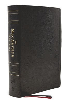 Thomas Nelson, John F. MacArthur, John F MacArthur - NKJV, MacArthur Study Bible, 2nd Edition, Genuine Leather, Black, Thumb-indexed, Comfort Print, Inbunden