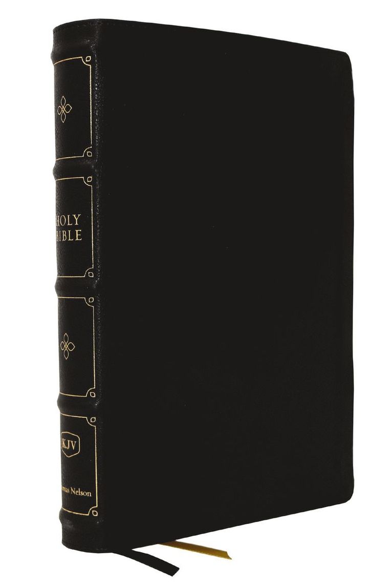 Thomas Nelson, Thomas Nelson - KJV Holy Bible: Large Print Verse-by-Verse with Cross References, Black Leathersoft, Comfort Print: King James Version (Maclaren Series), Inbunden