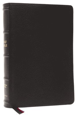 bokomslag KJV Holy Bible: Large Print Verse-by-Verse with Cross References, Black Premium Goatskin Leather, Comfort Print: King James Version (Maclaren Series)
