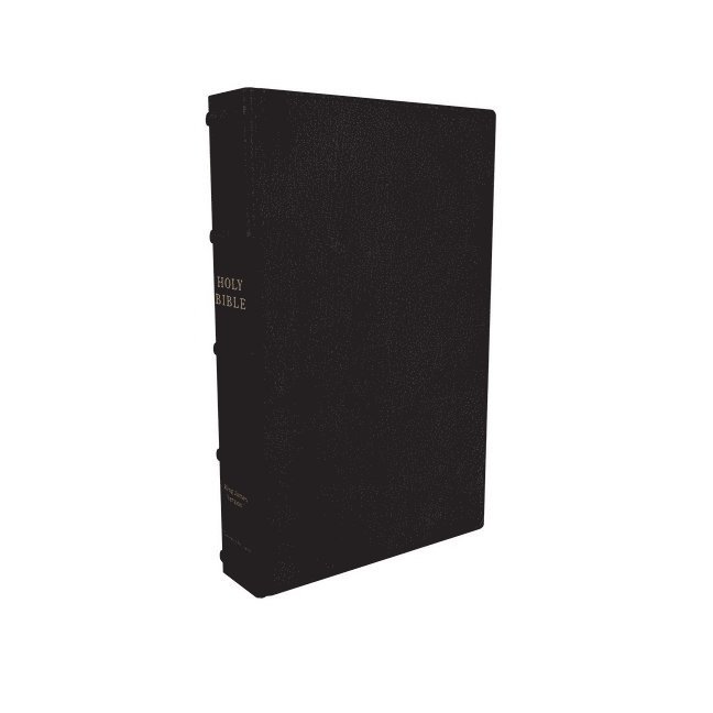 KJV Holy Bible: Large Print Verse-by-Verse with Cross References, Black Premium Goatskin Leather, Comfort Print: King James Version (Maclaren Series) 1