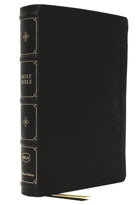 NKJV, Large Print Verse-by-Verse Reference Bible, Maclaren Series, Leathersoft, Black, Comfort Print 1