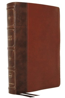 bokomslag NKJV, Large Print Verse-by-Verse Reference Bible, Maclaren Series, Leathersoft, Brown, Comfort Print