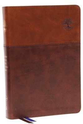 bokomslag NKJV, Matthew Henry Daily Devotional Bible, Leathersoft, Brown, Red Letter, Thumb Indexed, Comfort Print